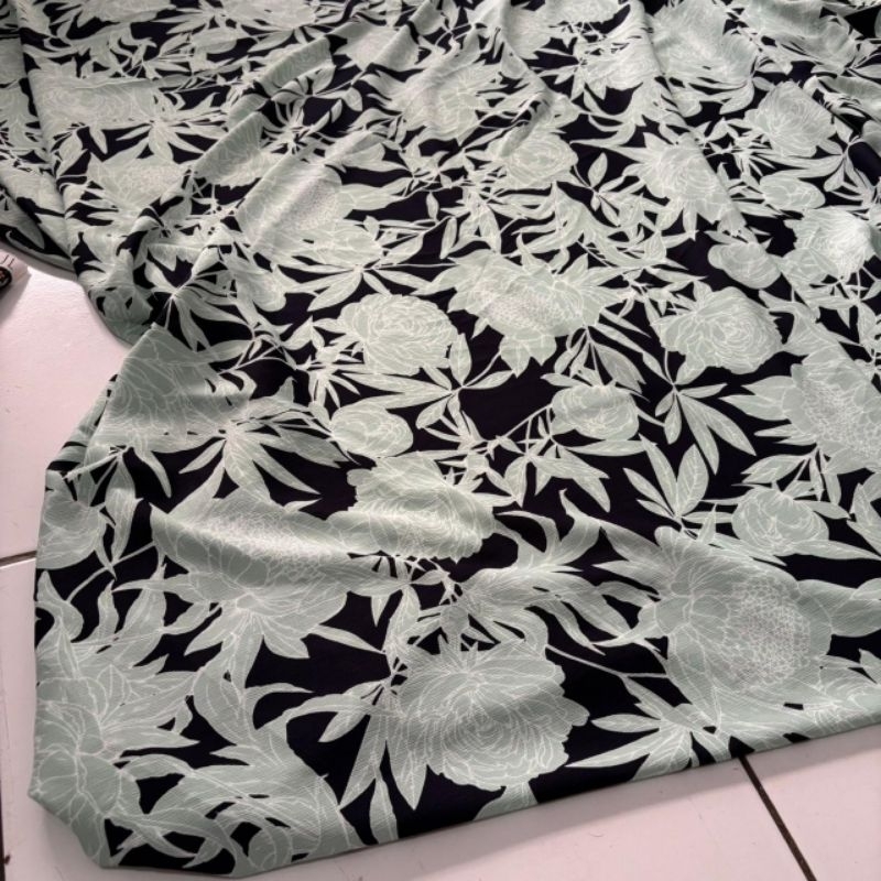 kain satin motif // kain satin silk // kain silk motif // kain meteran // harga persetengah meter