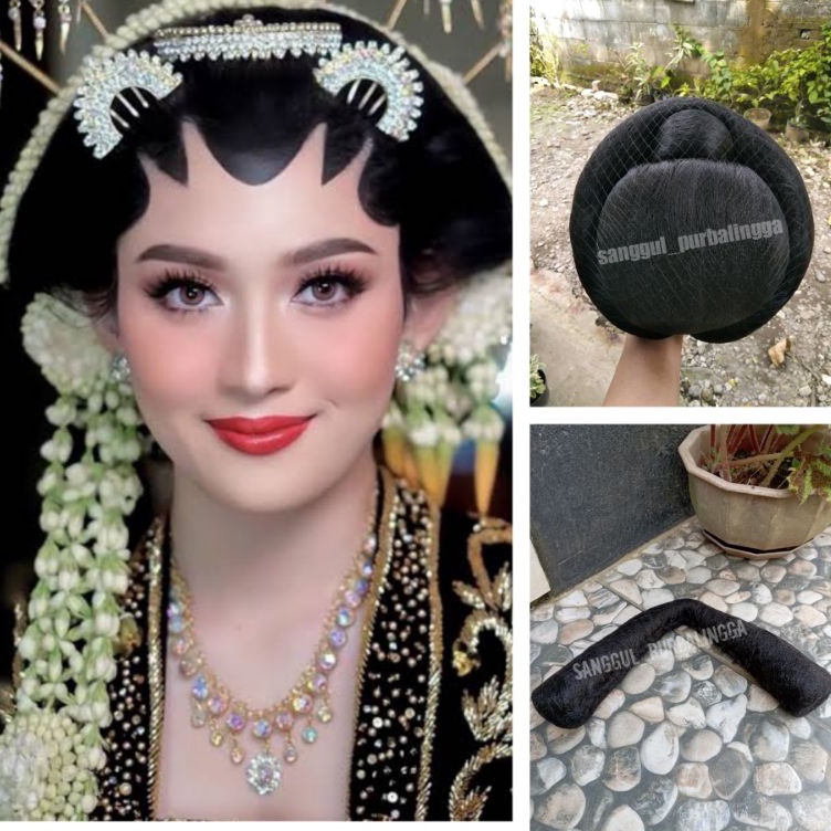 KODE T95Y 1 set sanggul manten jawa  sanggul jawa  subal solo