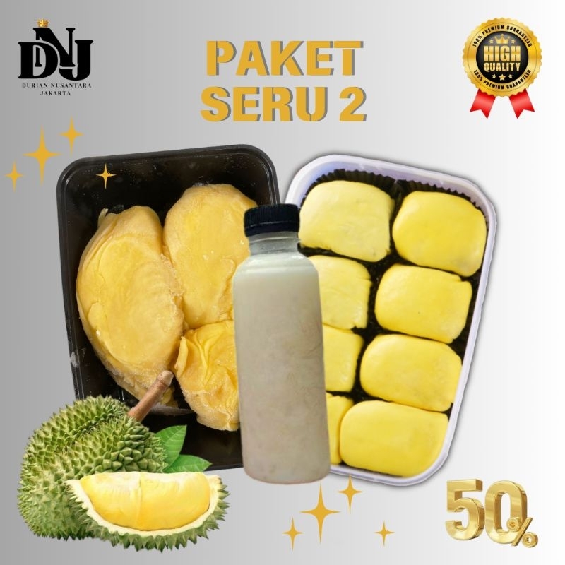 

PAKET MONTHONG/PANCAKE DURIAN NON CREAM/SHAKE DURIAN (Seru 2)