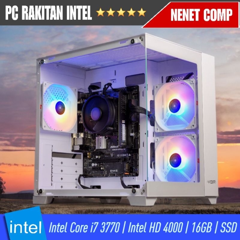 PC Rakitan Intel Core i7 3770 | 16GB | SSD | HDD | New