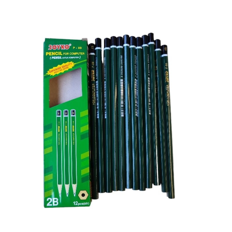 

1 Pak isi Pensil Joyko 2B Hitam P88 - Pensil Joyko Ujian Computer