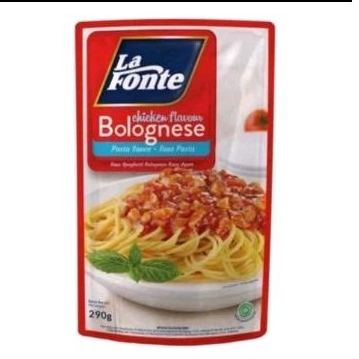 

saus bolognese chiken 290g exp 2026 spaghetti/bolognese lafonte ayam 290g
