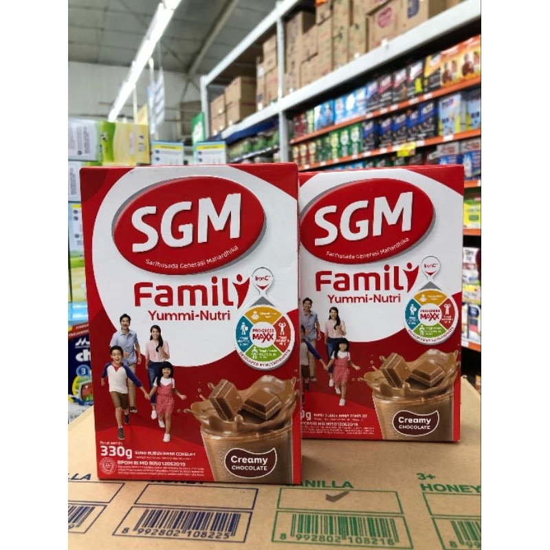 

SGM Family Yummi Nutri 330g Coklat