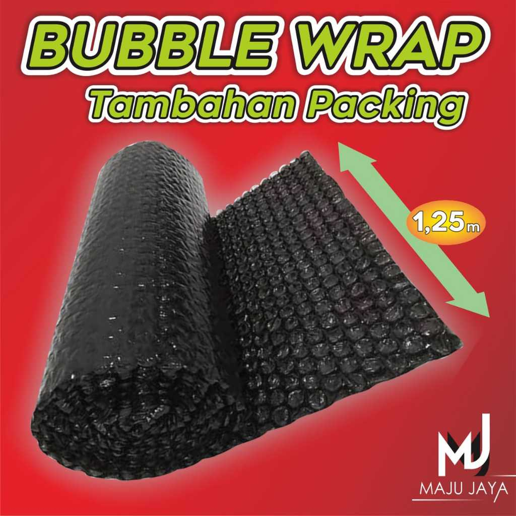 

BUBBLE WRAP METERAN 1.25 METER 125 CM HITAM PUTIH BUBLE WRAP PINDAHAN BESAR PACKING JUMBO