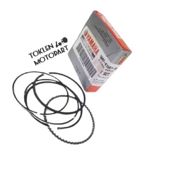 RING SEHER/RING PISTON (5MX) MIO KARBU,FINO KARBU,SOUL KARBU, OVERSIZE 100 ORIGINAL YGP