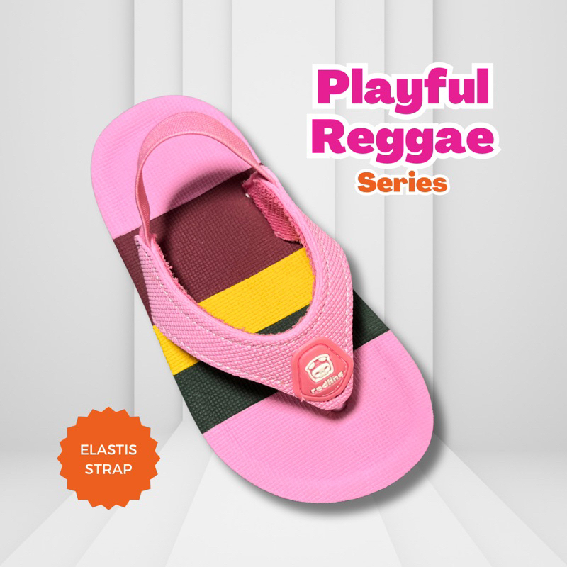 sandal anak perempuan redline PLAYFUL REGGAE series