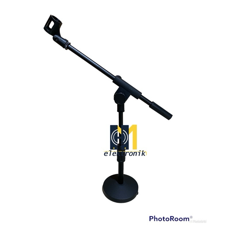 Stand mic / Tiang microphone pendek / duduk Holder mic
