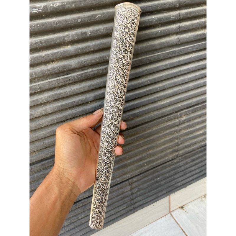 pendok solo tatahan cirebonan gegelan 03mm lapis perak sangupan