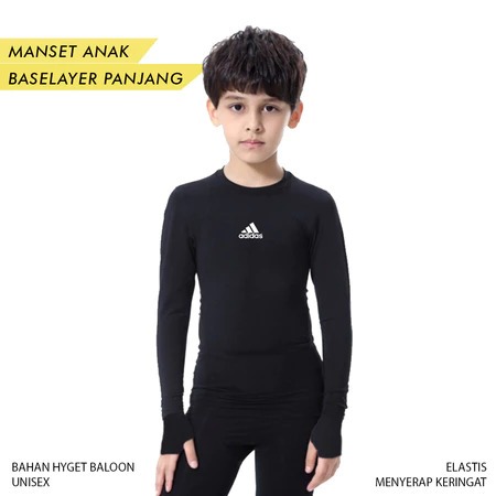 Baju Manset Anak Laki-Laki – Baselayer Nyaman untuk Sekolah  Olahraga