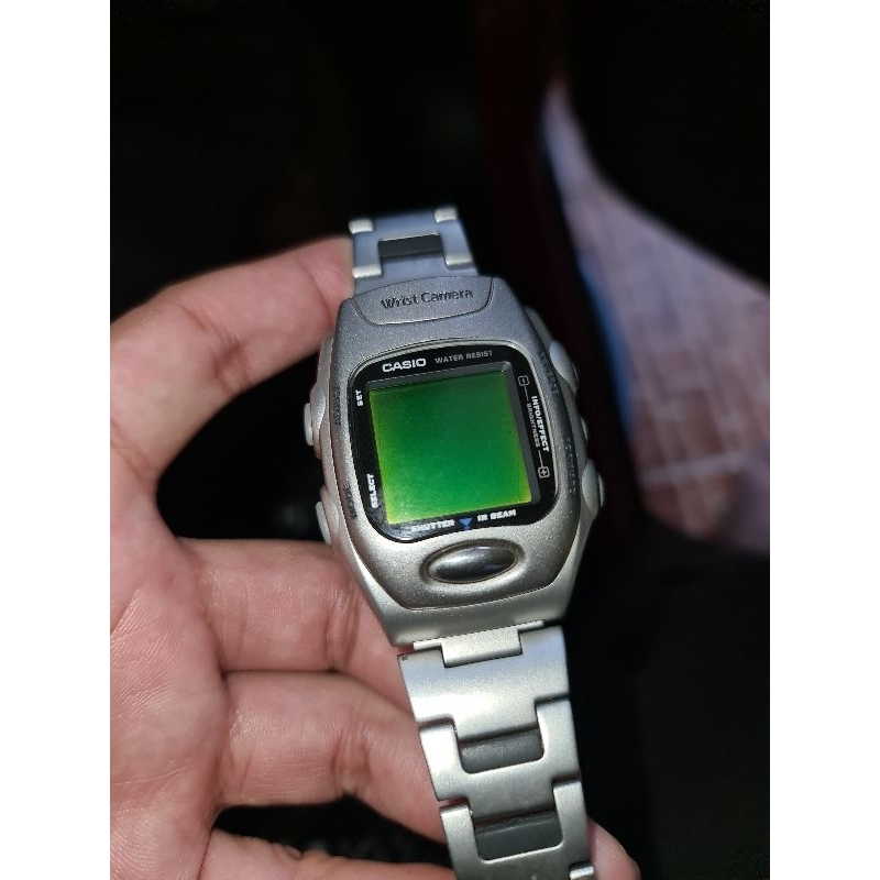 casio camera wrist mulua jadul kondisi tewas