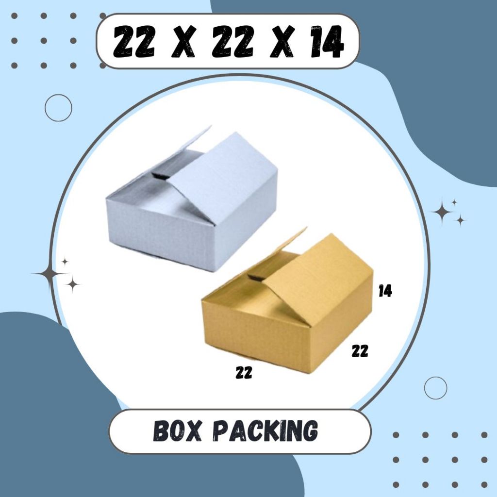 

Kardus 22x22x14 Packing Olshop Box A1 Dus Kotak Kemasan Box Aksesoris Souvenir Sparepart Madu Parfum