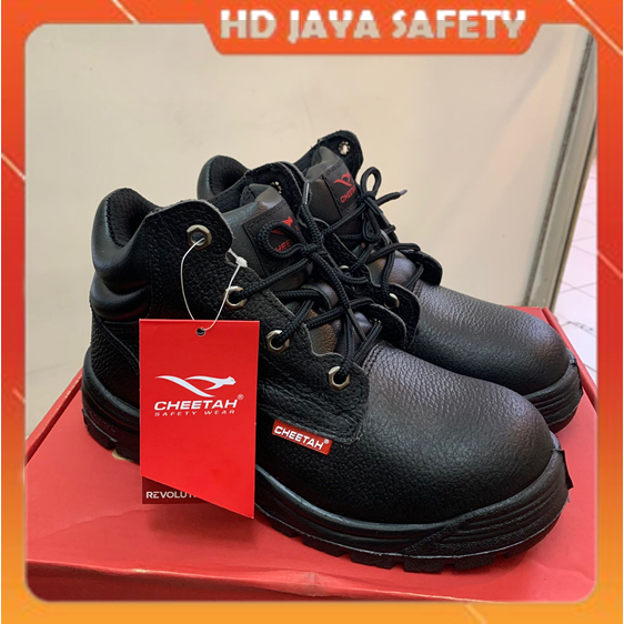 Sepatu Safety Cheetah 3180H - Safety Shoes Cheetah 3180H Original - Hitam,38