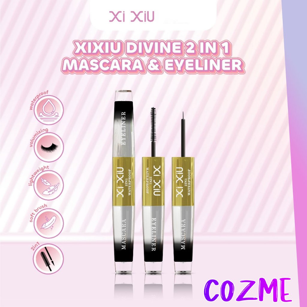 Xi Xiu 2 in 1 Divine Mascara dan Eyeliner