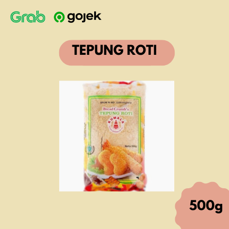 

Bread Crumbs Tepung Roti Kumala - Tepung Roti Halus Warna Coklat 500 Gram