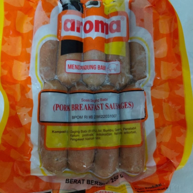 

Aroma Pork Breakfast Sausage 250 Gr