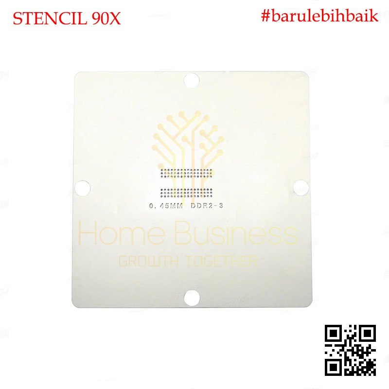 Cetakan Stencil Plat 90X Memory Ram DDR2-3 DDR 2 - 3 PC Laptop VGA Komputer