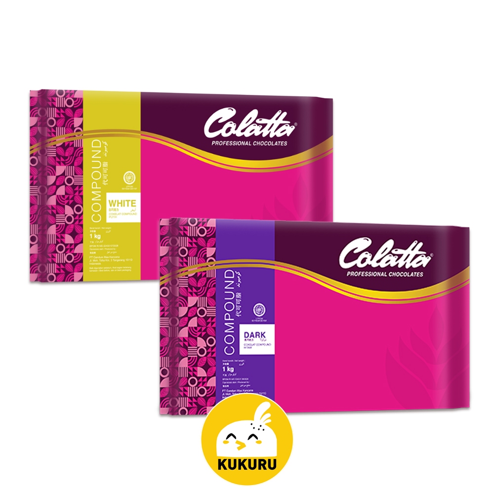 

COLATTA COMPOUND DARK CHOCOLATE / COKELAT BATANG (1 KG)