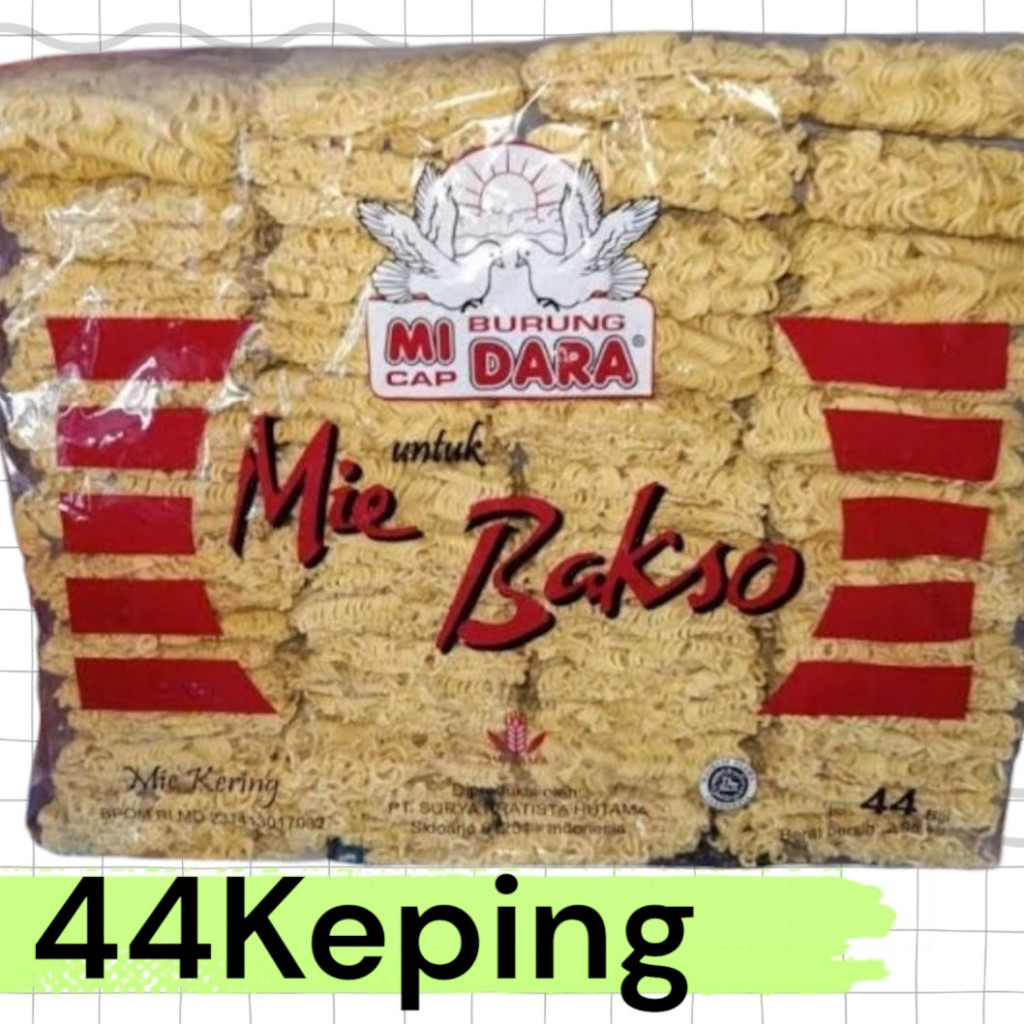 

Mie Burung Dara Mie bakso 44 Keping