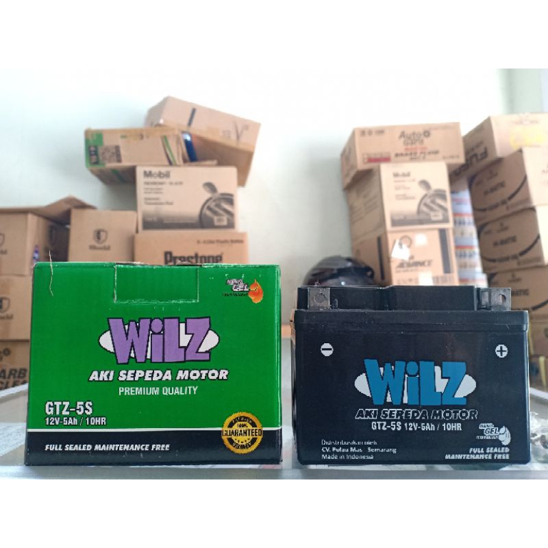 Aki Sepeda Motor Wilz GTZ-5S