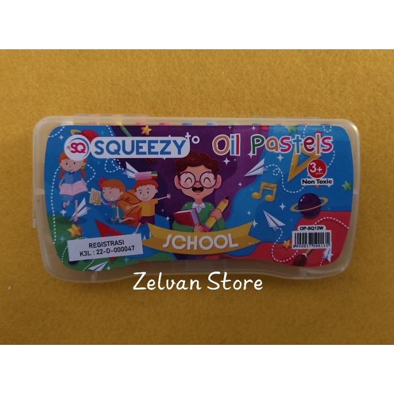 

Oil Pastel SQUEEZY 12 warna
