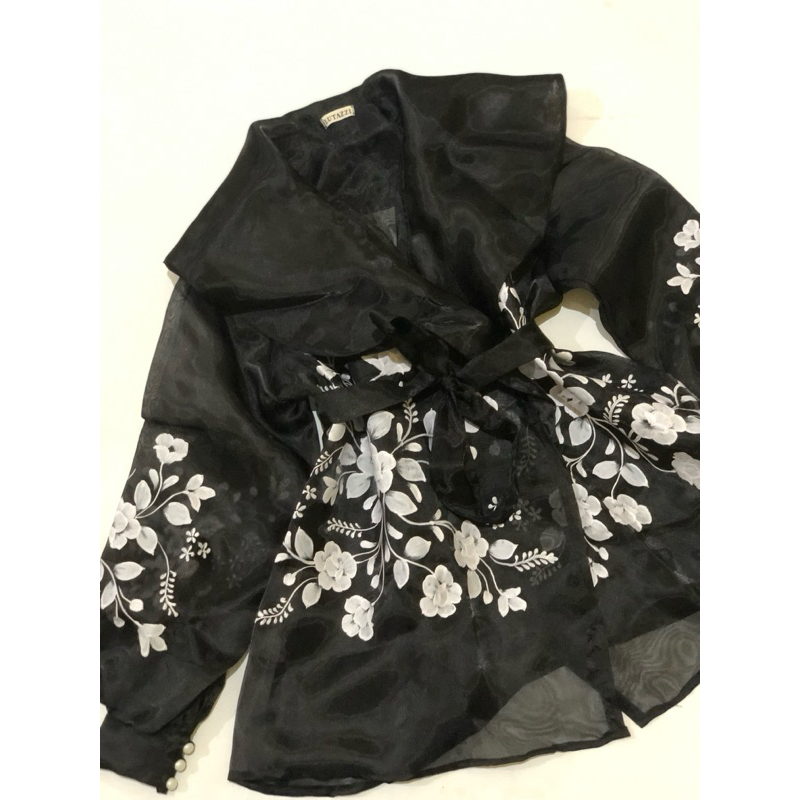 ZAHIYYA OUTER | outer midi organza | outer korea