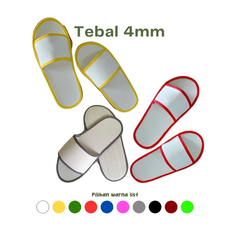 slipper / sandal kamar hotel / sandal hotel / sandal kamar rumah sakit / amenitis / slipper rumah sa