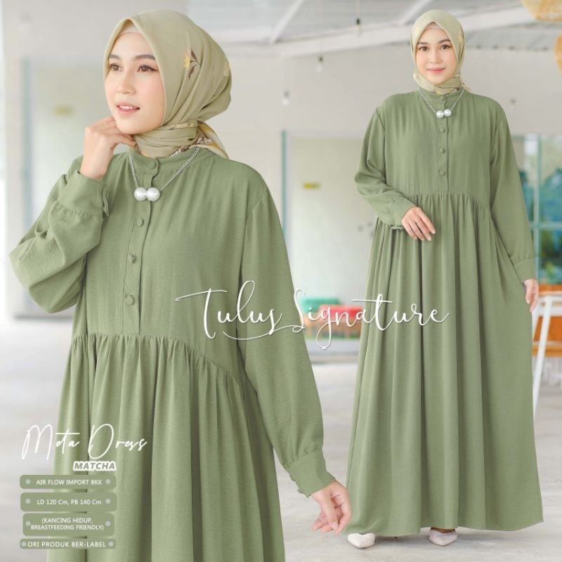 afwa maxi dress muslim ori tulus signature gamis jumbo ld 130 ld120 xl xxl xxxl gamis crincle dress 