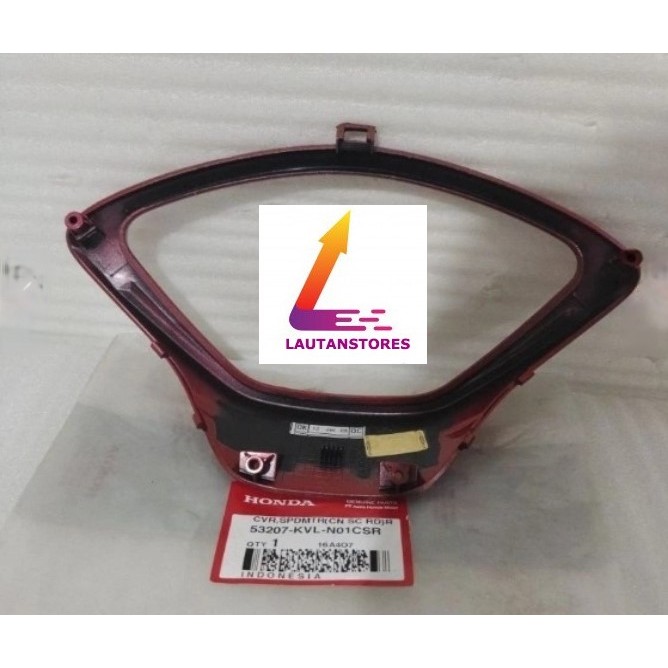 53207-KVL-N01CSR Cover List Spedo Meter Supra X 125 Batman 2007 - 2013 Merah Marun