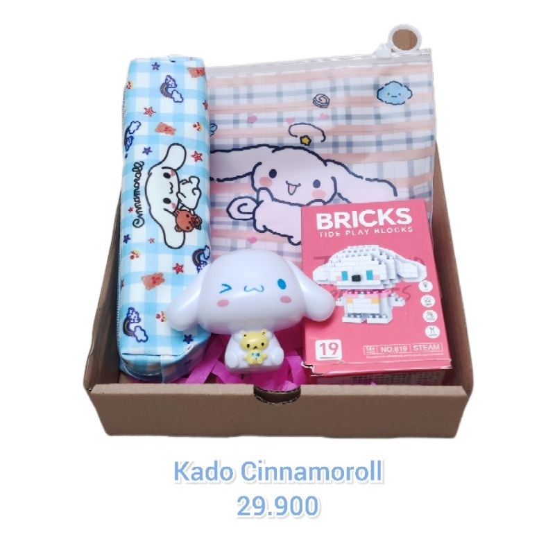 

Kado CINNAMOROLL hampers gift box CINNAMOROLL kado anak perempuan CINNAMOROLL set stationery alat tulis KUROMI hadiah ulang tahun anak CINNAMOROLL hampers CINNAMOROLL gift box CINNAMOROLL