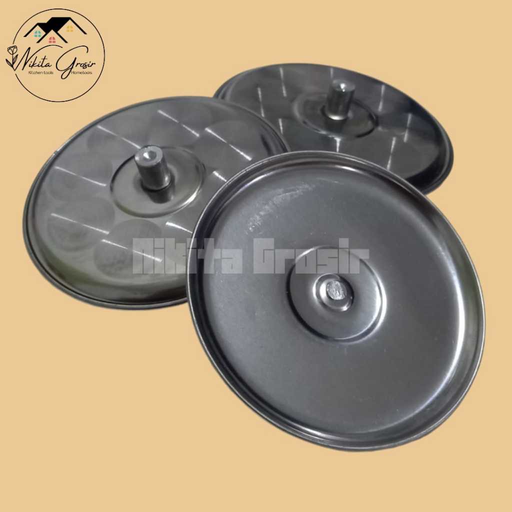 (B) Tutup Gelas Stainless Besar / Tutup Mug Stainless