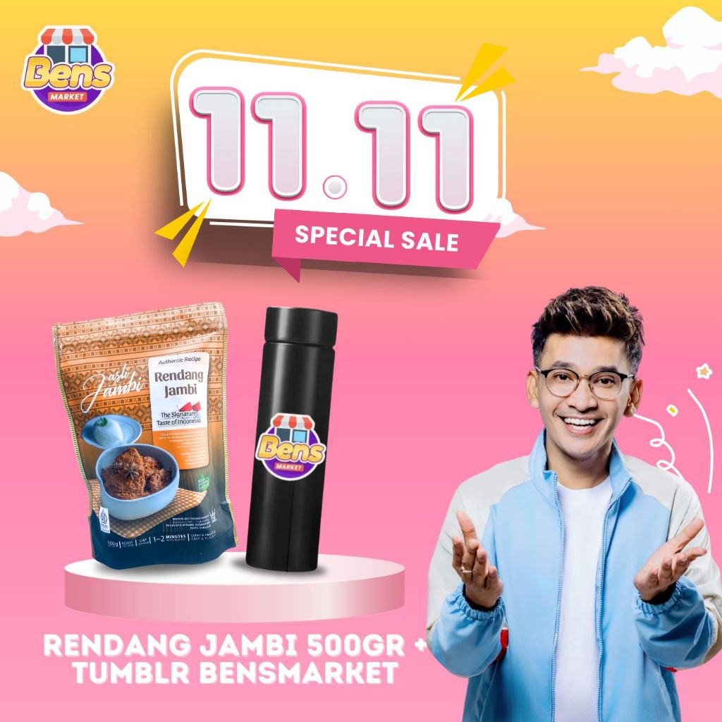 

Bundling Rendang Jambi 500gr + Tumbler By Bensmarket