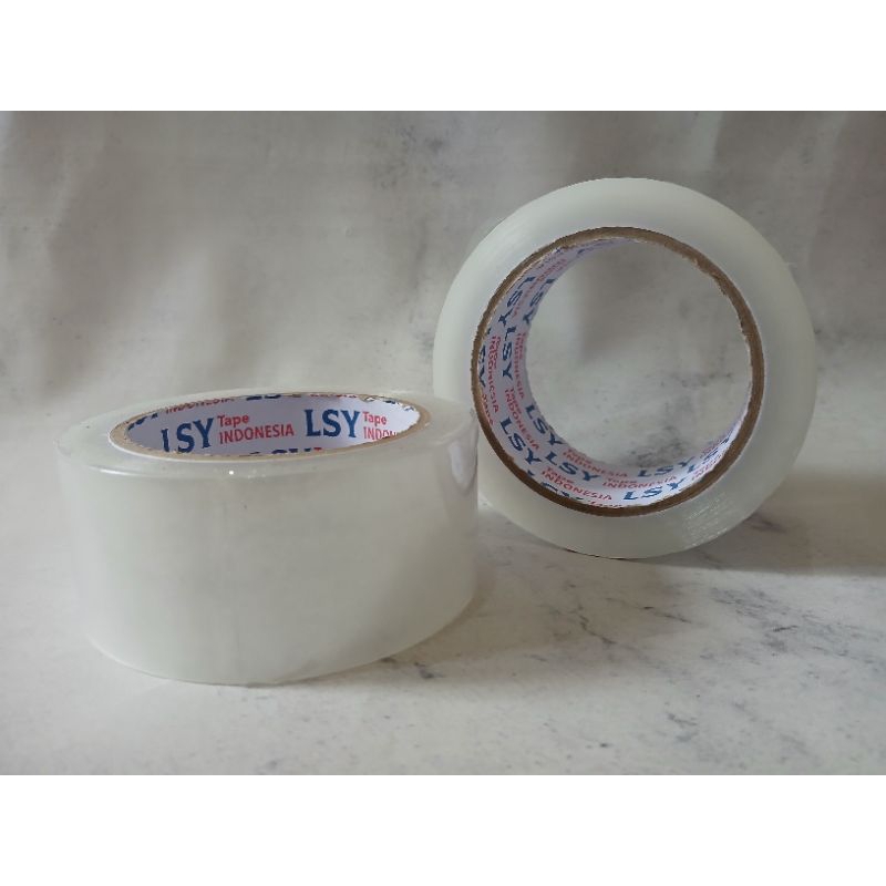 

Lakban Bening Merk LSY 45 mm x 100 yard Tebal 48 Micron