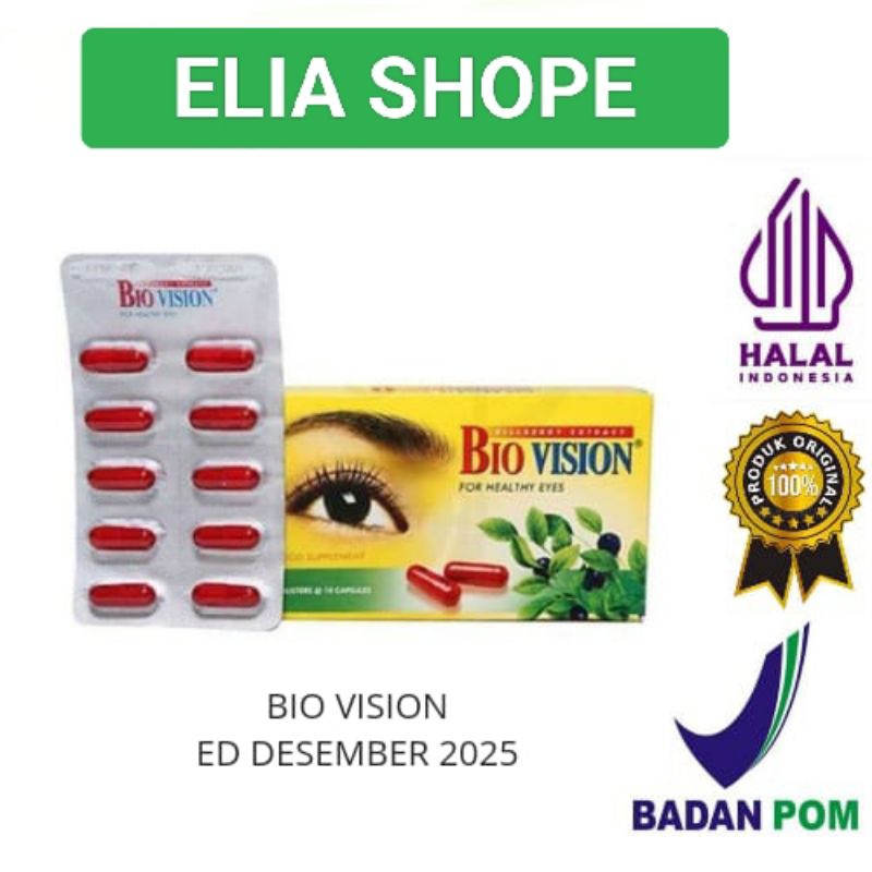 BIO VISION VITAMIN MATA (HARGA 5 KAPSUL)