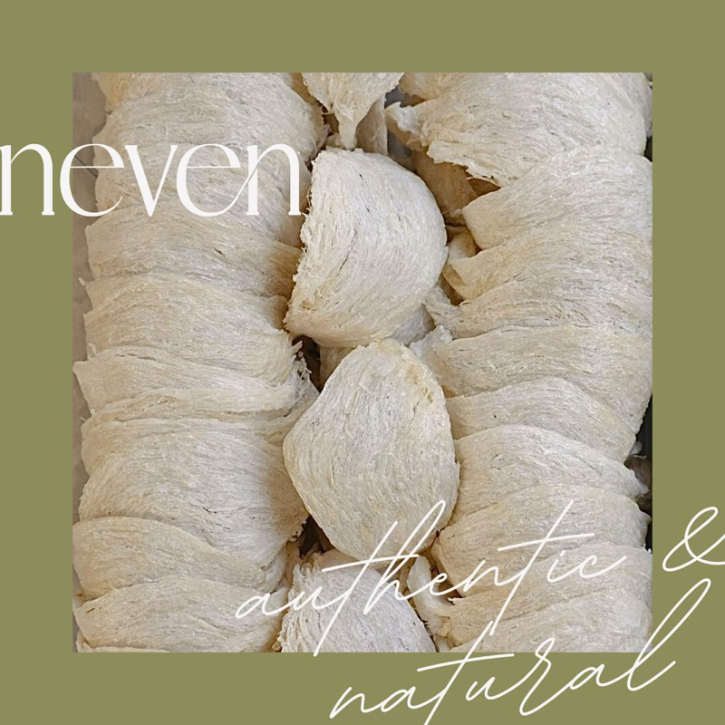 

Neven Sarang Burung Walet - Raw Dried Bird Nest Mangkok Patahan - Gram & Kg