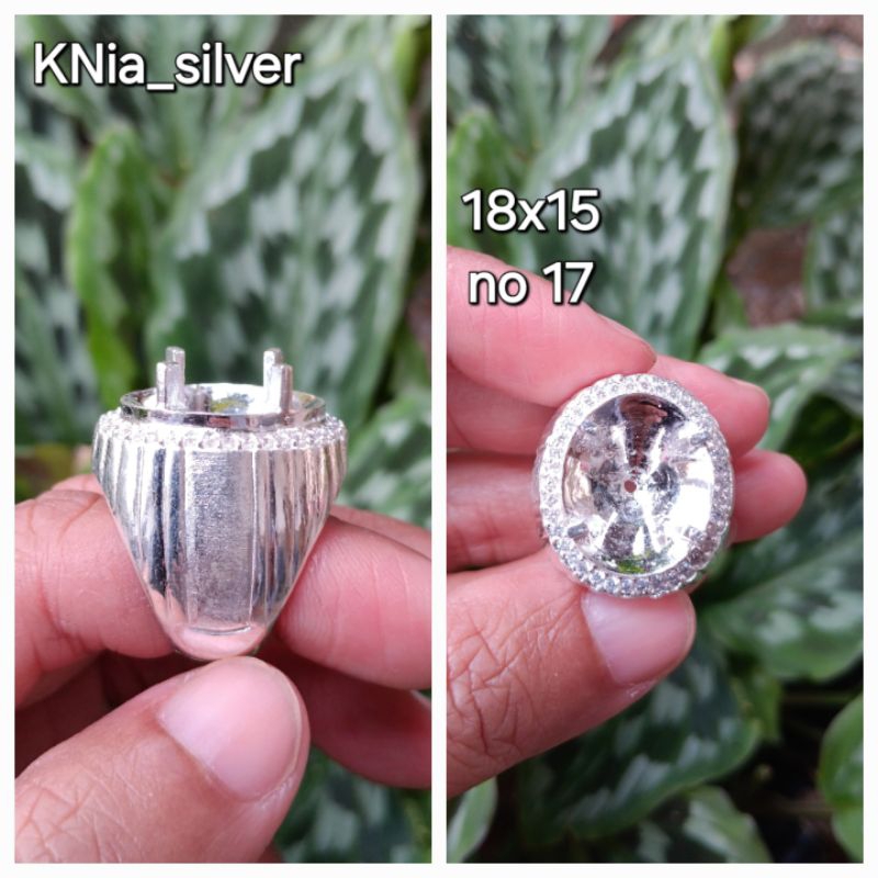 emban/ cincin perak polosan
