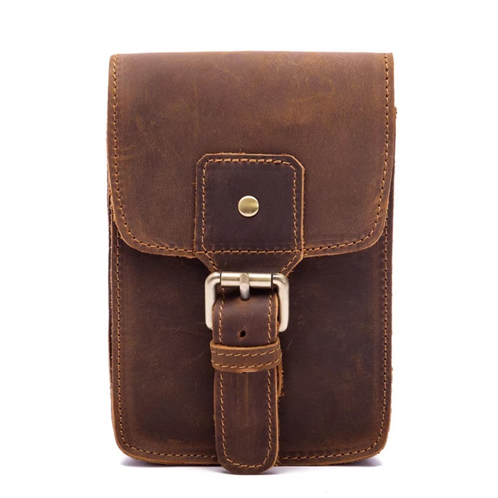 Tas Pinggang Kulit Asli Pria - Tas Pinggang Kulit Asli