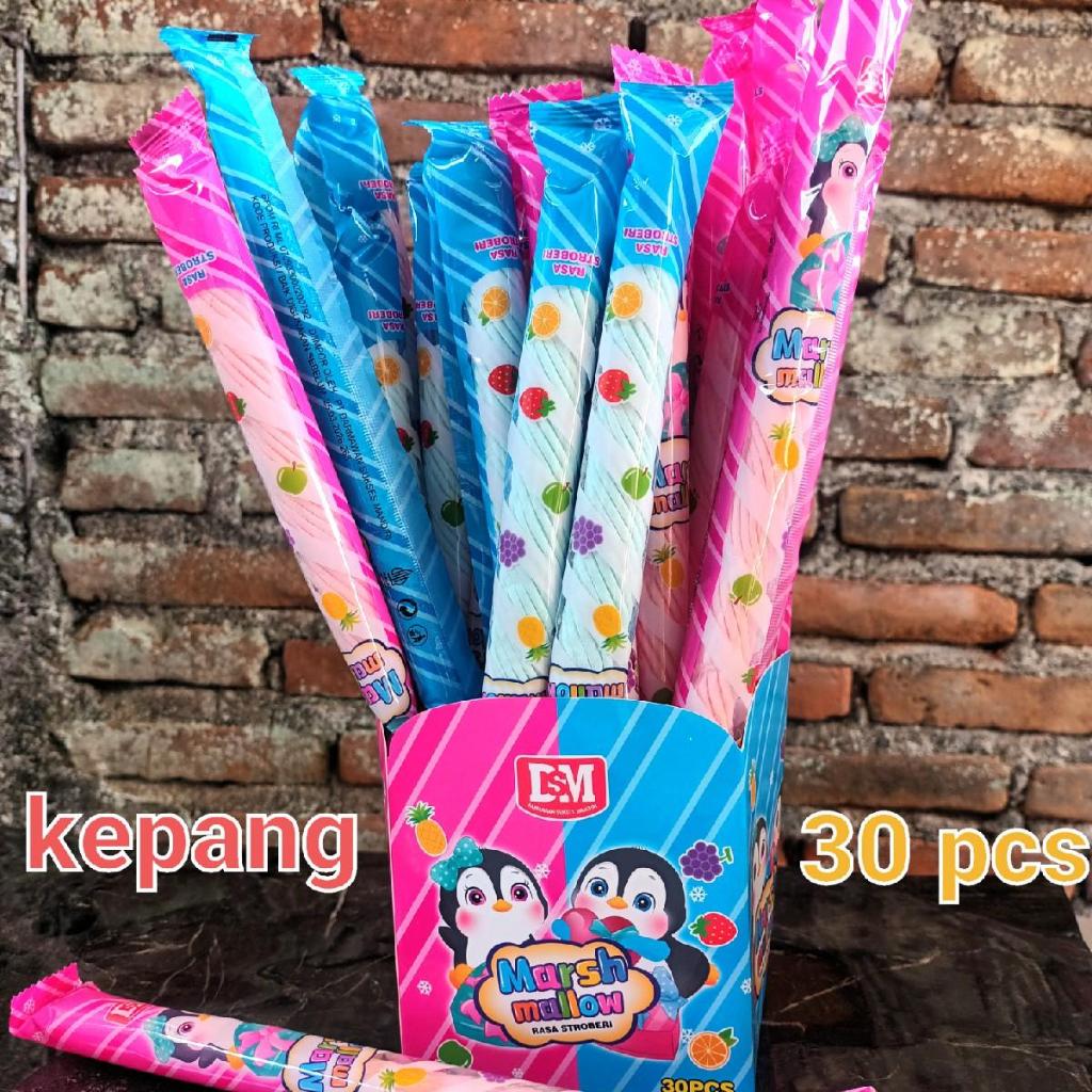 

marshmallow panjang kepang isi 30 pcs