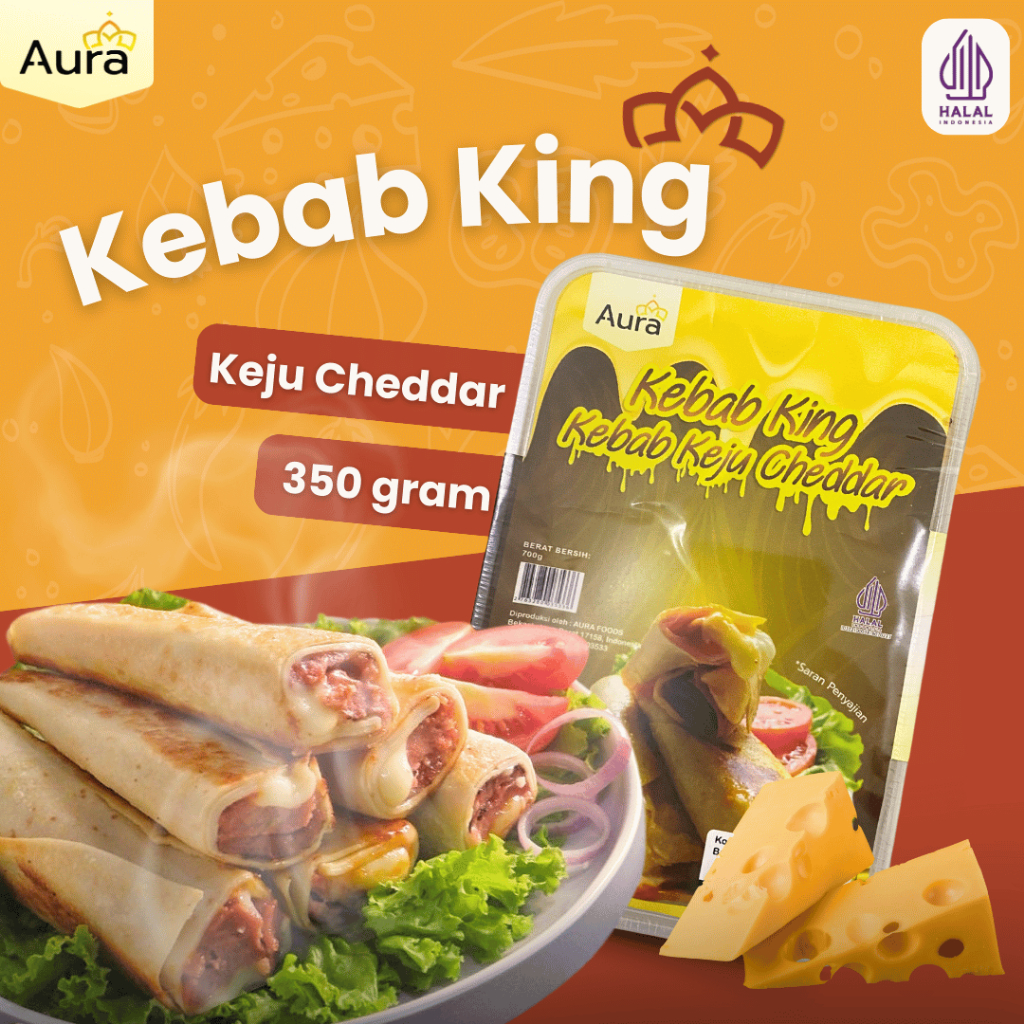 

Kebab King Keju Cheddar 350 Gram