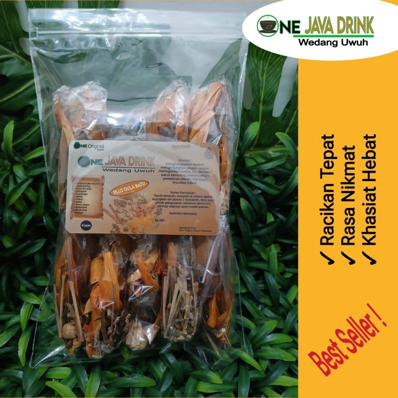 

One Store Indonesia - One Java Drink Wedang Uwuh Premium Plus Gula Batu - 1 pack isi 10 sachet