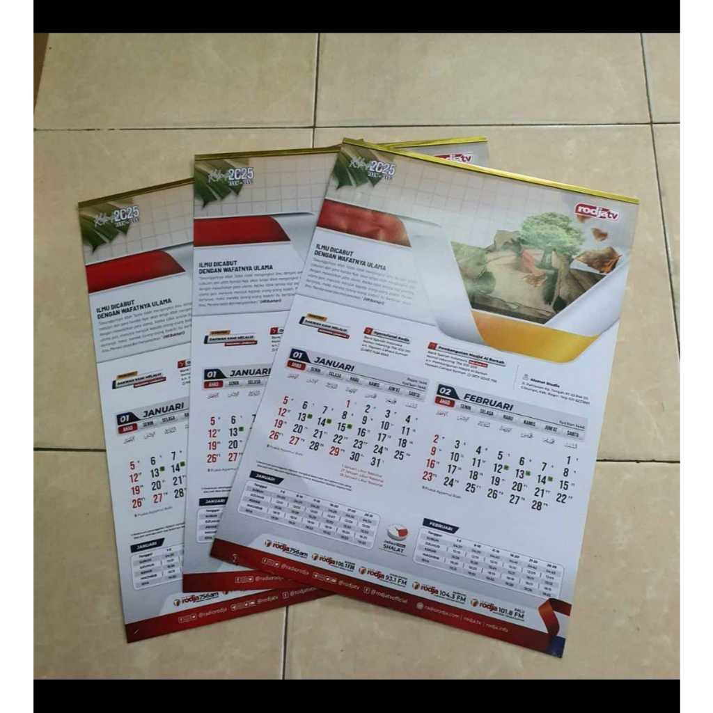 

Cetak Kalender Dinding Satuan