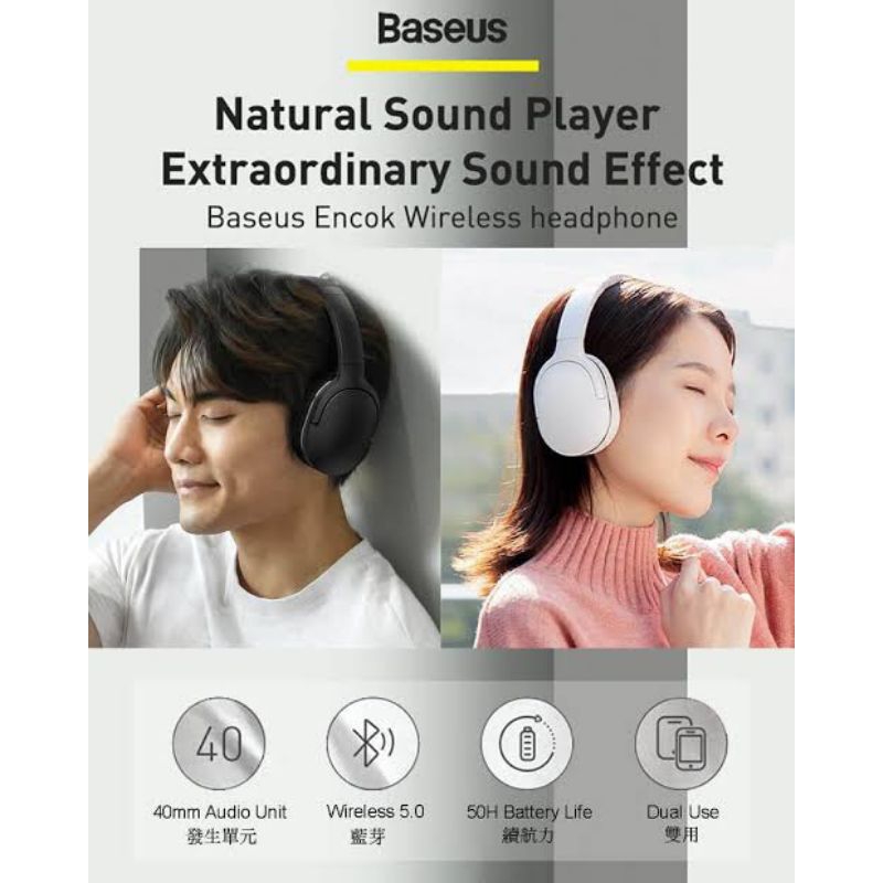 Baseus D02 Pro Bluetooth Headphone