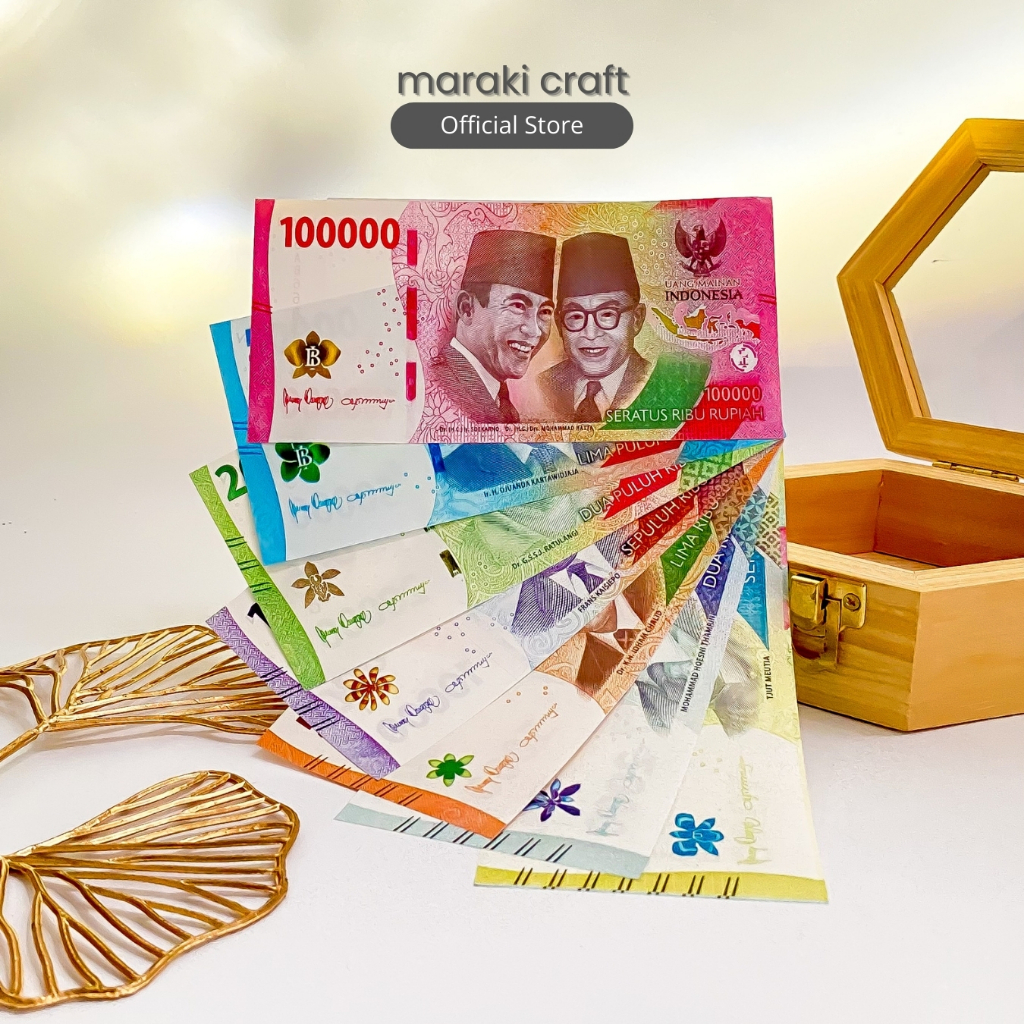 Uang Mainan | Uang Hiasan Mahar | Uang Gulung Mahar | Accesories Mahar atau Buket