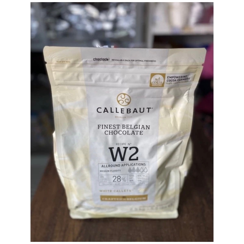 

Callebaut Finest Belgian White chocolate W2 2,5kg