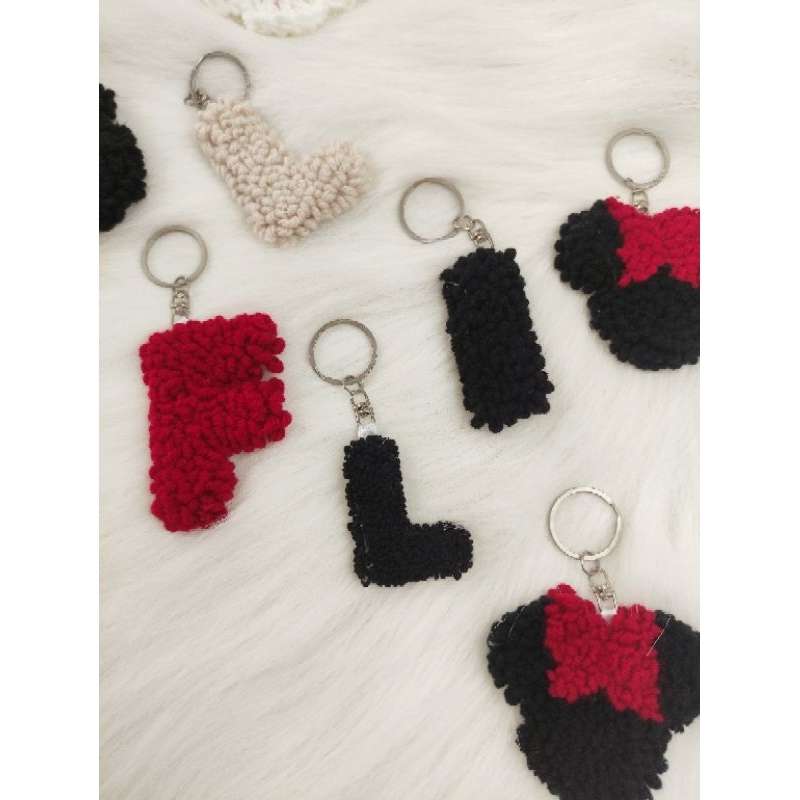 Gantungan kunci punch needle / diy punch needle