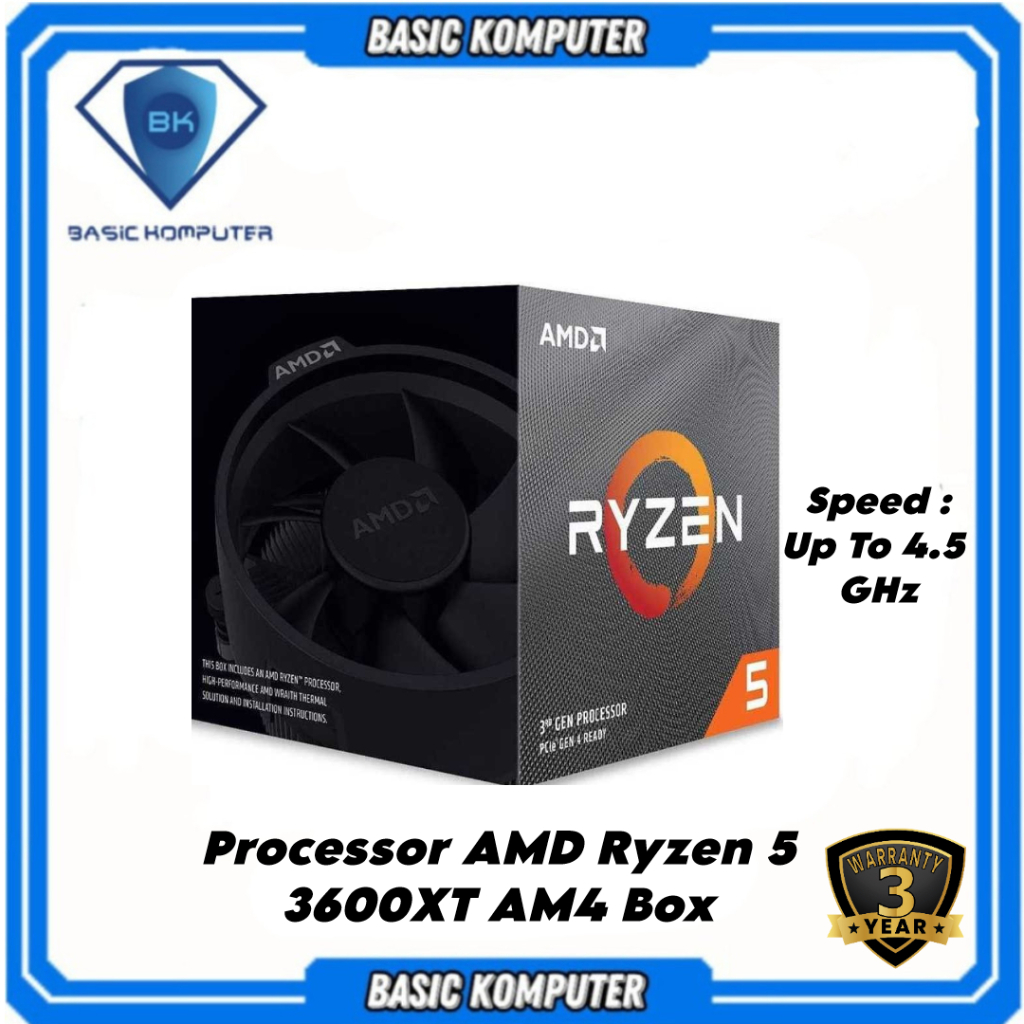 PROCESSOR AMD RYZEN 5 3600XT BOX
