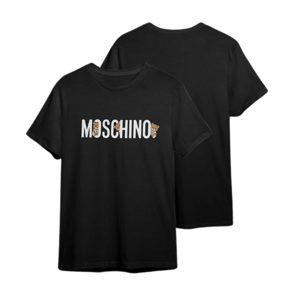 MOSCHINO T-SHIRT / KAOS MOSCHINO / KAOS MOSCHINO PRIA /WANITA| Kaos Baju Tshirt Moschino Officer | L