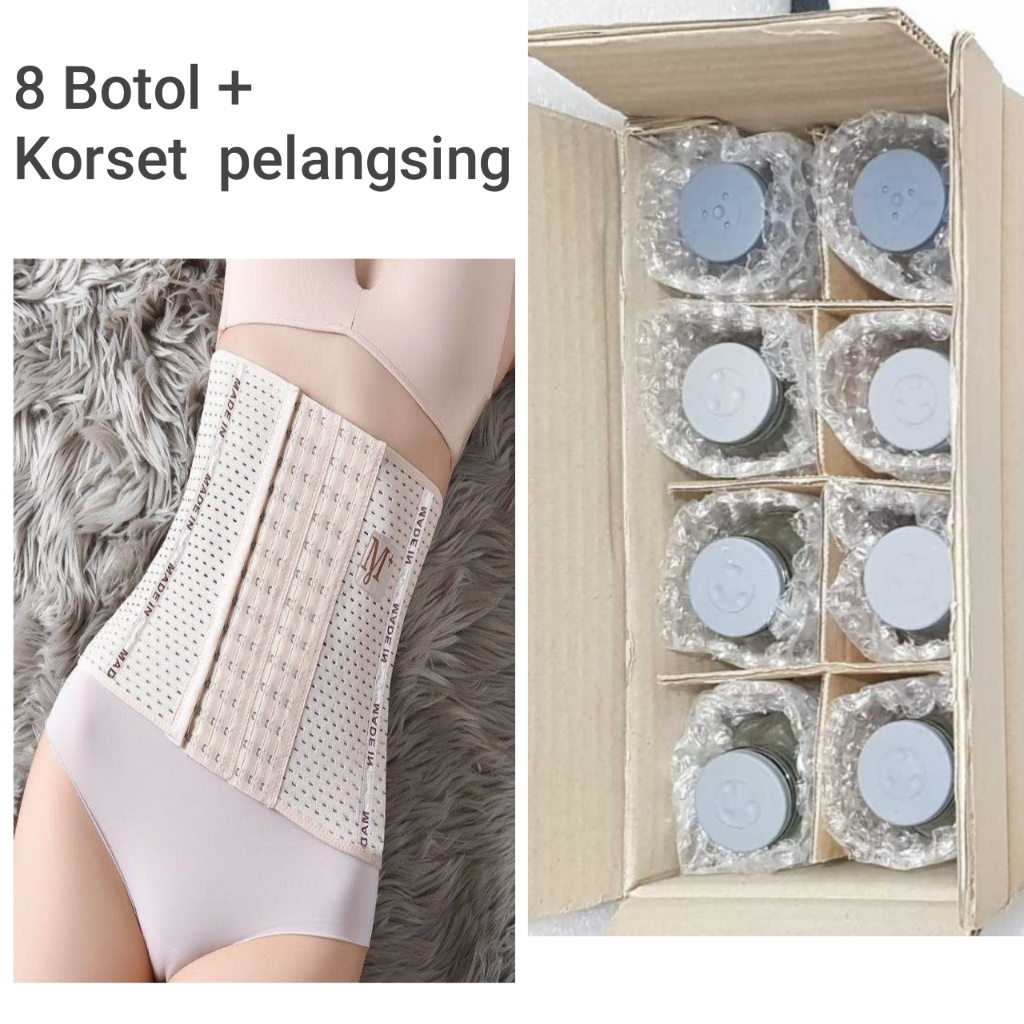 / 8 ( DELAPAN ) PCS  /  BOX   BOTOL  KACA + TUTUP KAYU  / BOTOL HIASAN / SOUVENIR BOTOL SOUVENIR KAC