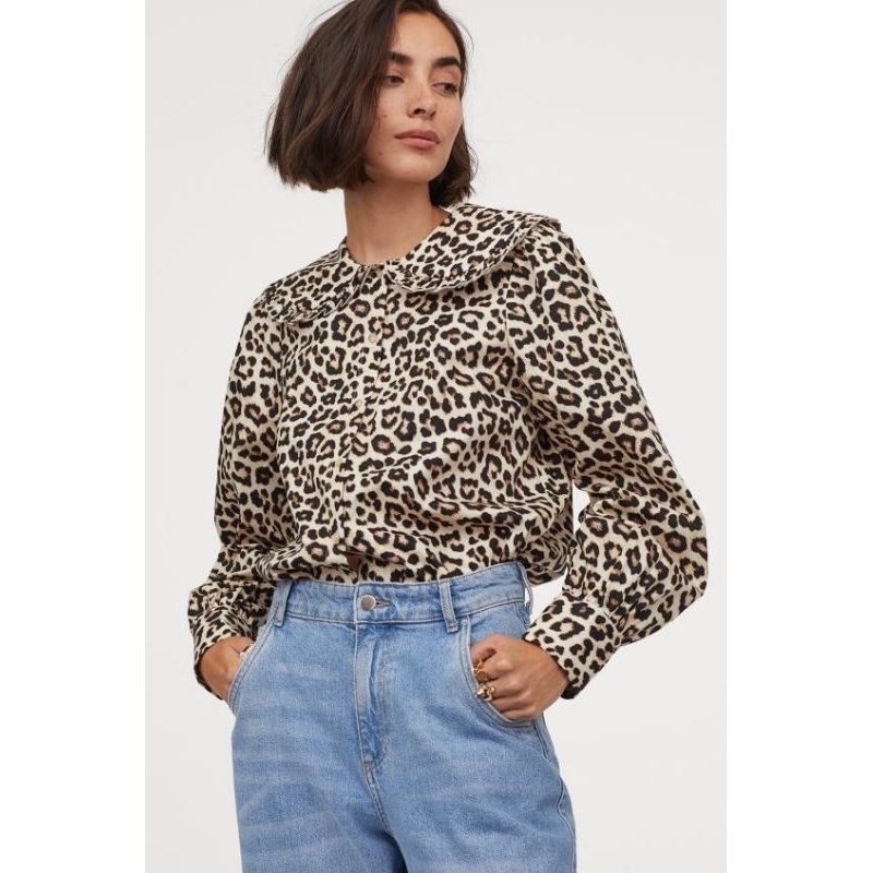 H&M leopard shirt