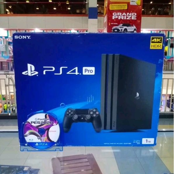 PS4 Fat Slim Pro Bundle Paket Plus PES 2020 Update Season Terbaru Playstation 4 500GB 1TB Pro Evolut