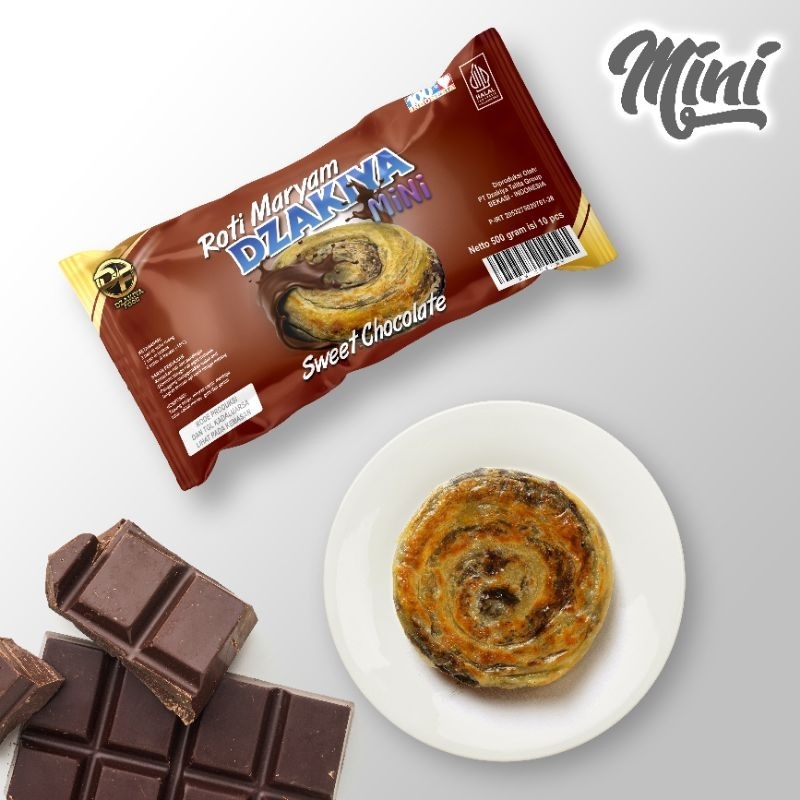 

GROSIR 10 PACK Roti Maryam DZAKIYA Coklat MINI